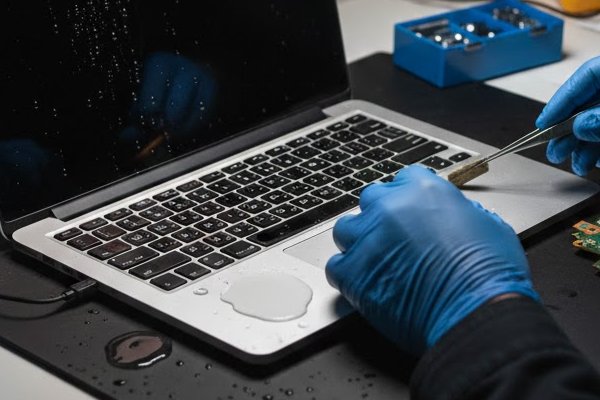 Sıvı Dökülen Laptop Anakart Onarımı