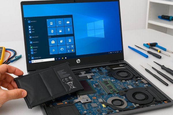 HP Laptop Batarya Değişimi