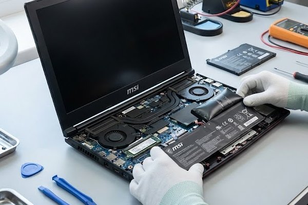MSI Laptop Batarya Değişimi