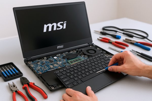 MSI Laptop Klavye Değişimi